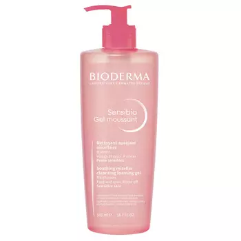 Bioderma Очищающий мицеллярный гель для чувствительной кожи, 500 мл (Bioderma, Sensibio)