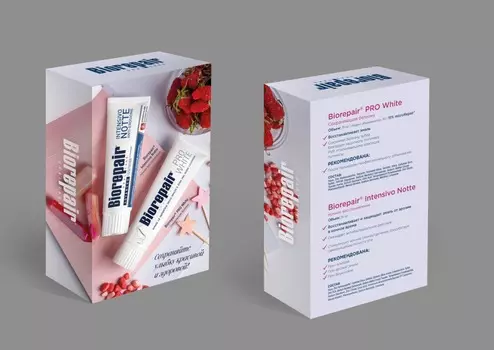 Biorepair Набор "Biorepair 8 марта: Pro White + Night Repair" (Biorepair, Ежедневная забота)