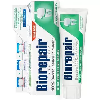 Biorepair Зубная паста для комплексного восстановления и защиты Total Protective Repair, 75 мл (Biorepair, Ежедневная забота)