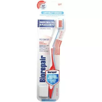 Biorepair Зубная щетка для чувствительных зубов Curve Denti Sensibili мягкая, 1 шт (Biorepair, Уход за зубами)
