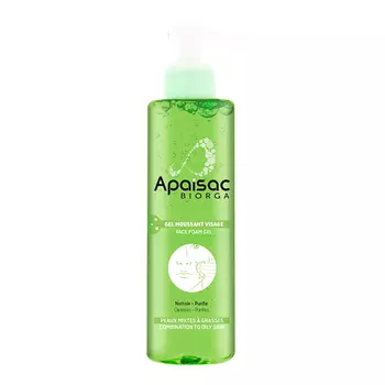 Biorga Апезак Очищающий гель для лица 200 мл (Biorga, Apaisac)