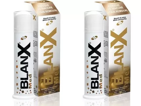 Blanx Набор Интенсивное удаление пятен 75 мл*2 штуки (Blanx, Зубные пасты Blanx)