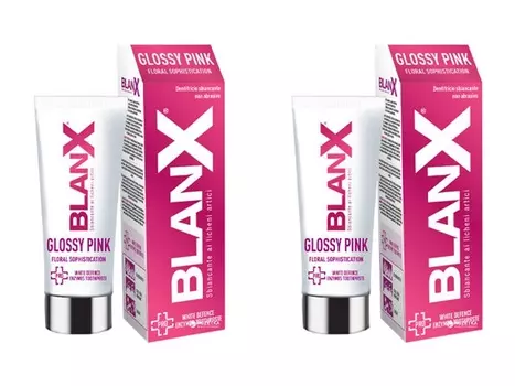 Blanx Набор Pro Glossy Pink Зубная паста Про-глянцевый эффект*2 штуки (Blanx, Зубные пасты Blanx)