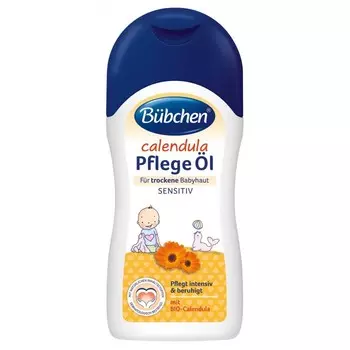 Bubchen Масло косметическое детское "Календула" 200 мл (Bubchen, Уход за кожей лица и тела)
