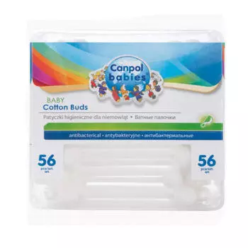 Canpol Ватные палочки 56 шт (Canpol, Гигиена малыша)