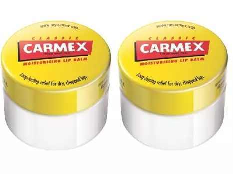Carmex Набор Бальзам для губ классический 7,5 гр*2 штуки (Carmex, Lip Balm)