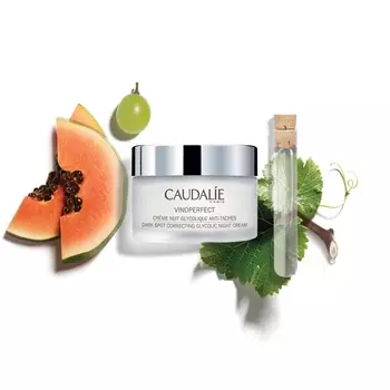 Caudalie Крем для лица ночной Vinoperfect против пигментных пятен с гликолевой кислотой, 50 мл (Caudalie, Vinoperfect)