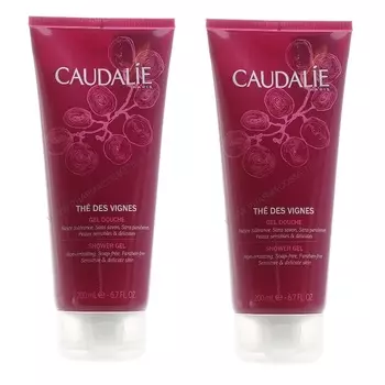 Caudalie Набор Гель для душа The des Vignes с экстрактом косточек винограда, 200 мл*2 штуки (Caudalie, Body)