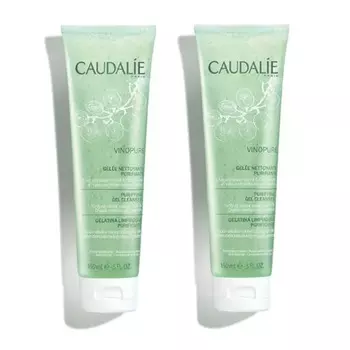 Caudalie Набор Гель для умывания Vinopure очищающий сужает поры для комбинированной кожи лица, 150 мл*2 штуки (Caudalie, Vinopure)