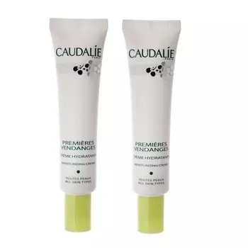 Caudalie Набор Крем для лица Premiers Vendages увлажняющий с антиоксидантами, 40 мл*2 штуки (Caudalie, Cleanser &amp; Toners)