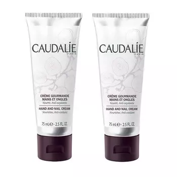 Caudalie Набор Крем для рук и ногтей увлажняющий, 75 мл*2 штуки (Caudalie, Body)