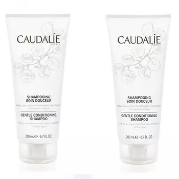 Caudalie Набор Шампунь для волос на растительной основе для ежедневного применения, 200 мл*2 штуки (Caudalie, Body)
