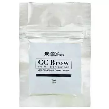 CC Brow Хна для бровей в саше (черный) 10 г НОВИНКА (CC Brow, Для лица)