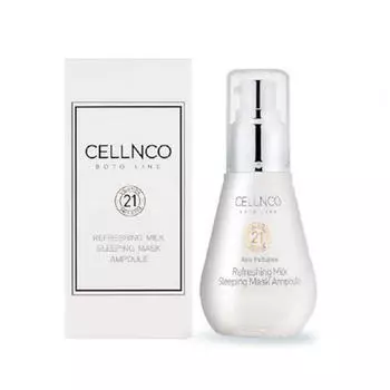 Cellnco Ночная сыворотка против пигментации Boto Line Refreshing Milk Sleeping Mask Ampoule, 50мл (Cellnco, Boto line)