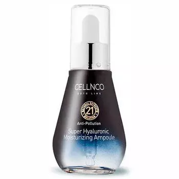 Cellnco Сыворотка с гиалуроновой кислотой Super Hyaluronic Moisturizing Ampoule, 50 мл (Cellnco, Boto line)