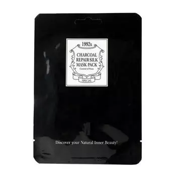 Chamos Acaci Тканевая маска для лица с экстрактом древесного угля для очищения пор 23 мл (Chamos Acaci, Для лица)