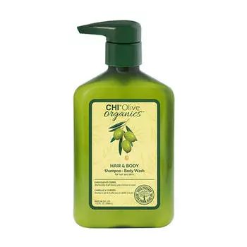 Chi Шампунь для волос и тела с маслом оливы Hair and Body Shampoo, 340 мл (Chi, Olive Nutrient Terapy)