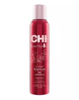 Chi Сухой шампунь с маслом шиповника для окрашенных волос Dry Shampoo, 198 г (Chi, Rose Hip Oil)
