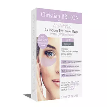 Christian Breton Paris Гидрогелевые патчи для глаз против морщин 3 шт (Christian Breton Paris, Eye Priority)