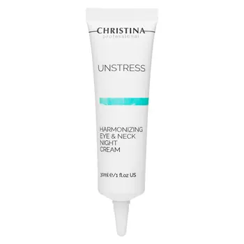 Christina Гармонизирующий ночной крем для кожи вокруг глаз и шеи, 30 мл (Christina, Unstress)
