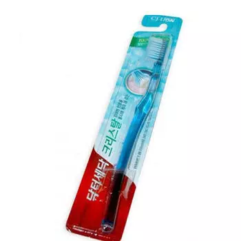 Cj Lion Crystal Compact Зубная щетка для слабых десен (средняя жесткость щетины) (Cj Lion, Уход за зубами Cj Lion)