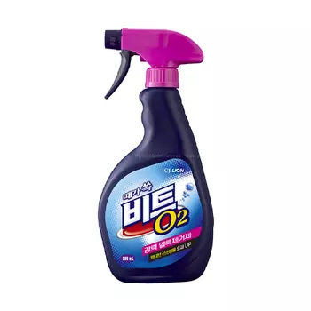 Cj Lion Кислородный пятновыводитель для всех видов тканей кроме шелка и шерсти Beat O2 спрей 500 мл (Cj Lion, Стирка Cj Lion)