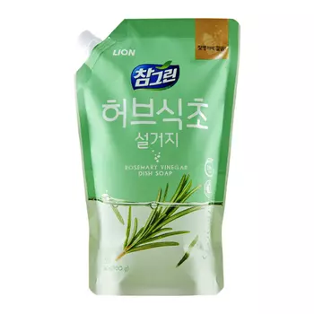 Cj Lion Концентрированное средство для мытья детской посуды Chamgreen Розмарин мягкая упаковка 860 мл (Cj Lion, Для посуды)