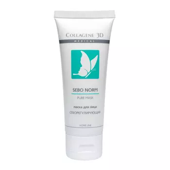 Medical Collagene 3D Маска себорегулирующая для жирной и комбинированной кожи, 75 мл (Medical Collagene 3D, Sebo Norm)