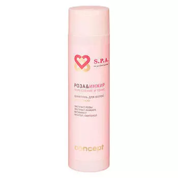 Concept Шампунь для волос "Роза и Инжир" Укрепление и тонус Power&amp;Tonus shampoo, 250 мл (Concept, Spa)
