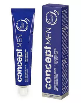 Concept Средство для восстановления цвета седых волос Для пепельно-русых волос, 60 мл (Concept, Men)