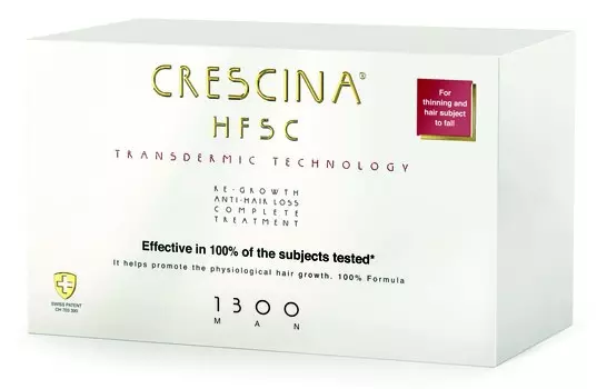 Crescina Комплекс Transdermic для мужчин: лосьон для возобновления роста волос №20 + лосьон против выпадения волос №20 (Crescina, Transdermic)