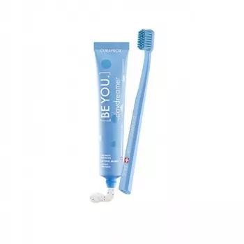 Curaprox Набор: зубная паста "Мечтатель" со вкусом ежевика-лакрица 90 мл + ультрамягкая зубная щетка 1 шт (Curaprox, Наборы)