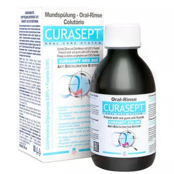 Curasept Ополаскиватель хлоргексидин диглюконат 0,05%, 200 мл (Curasept, Ополаскиватели для полости рта)