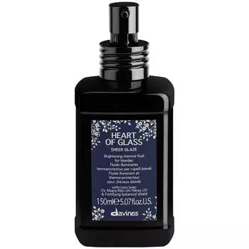 Davines Флюид для абсолютного сияния блонд Sheer Glaze,150 мл (Davines, Heart of Glass)