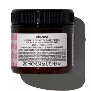 Davines Кондиционер для осветленных и натуральных волос (розовый) Creative Conditioner For Blond And Lightened Hair Pink, 250 мл (Davines, Alchemic)