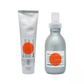 Davines Набор для загара: крем 150 мл + солнцезащитное молочко 135 мл (Davines, Su)