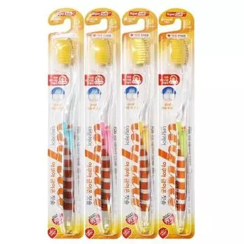 Dental Care Зубная щетка c наночастицами золота сверхтонкой двойной щетиной (мягкой и супермягкой) и прозрачной прямой ручкой (Dental Care, Зубные щетки)