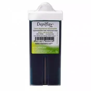 Depilflax Воск Азуленовый (прозрачный) с узким роликом, для лица (Depilflax, Для тела)