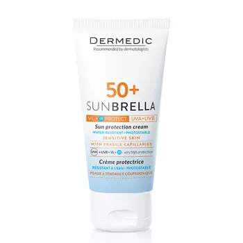 Dermedic Солнцезащитный крем SPF 50+ для чувствительной кожи 50 г (Dermedic, Sunbrella)