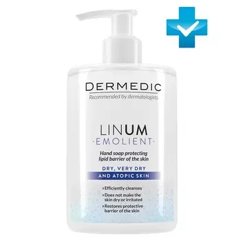 Dermedic Жидкое мыло для рук Линум Эмолиент, 300 мл (Dermedic, Linum Emollient)