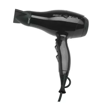 Dewal Фен Profile Compact черный, 2000 Вт, ионизация, 2 насадки (Dewal, Фены)