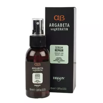 Dikson Сыворотка для ослабленных и химически обработанных волос с гидролизированными протеинами риса и сои Repair, 100 мл (Dikson, Argabeta)