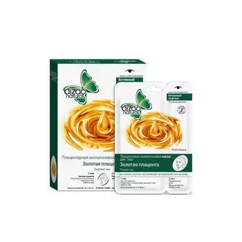 Dizao Двухэтапная маска для глаз «Золотая плацента» 1шт (Dizao, Активный лифтинг)