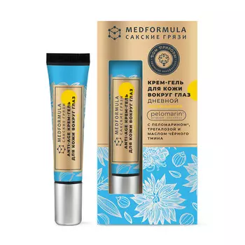 Дом природы Крем-гель для кожи вокруг глаз Освежающий дневной, 15 г (Дом природы, Anti-Age с пеломарином)