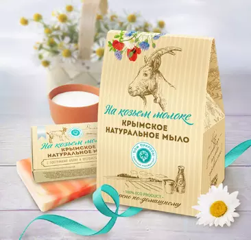 Дом природы Подарочный набор натурального мыла Домик на Козьем молоке (Дом природы, Наборы)