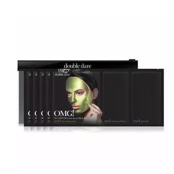 Double Dare OMG Трехкомпонентный комплекс масок «УВЛАЖНЕНИЕ И СЕБОКОНТРОЛЬ», упаковка 5 штук (Double Dare OMG, OMG!)