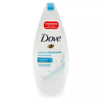 DOVE Гель-скраб для душа Нежное обновление 250 мл (DOVE, Средства для ванны и душа)