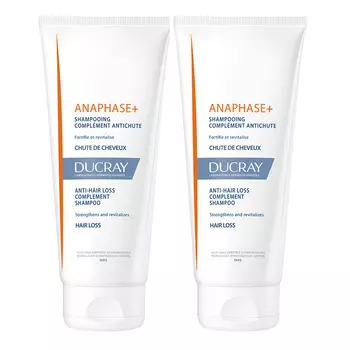 Ducray Набор: шампунь для ухода за волосами, 2 х 200 мл (Ducray, Anaphase+)