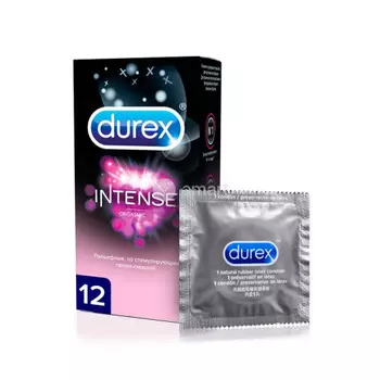 Durex Презервативы Intense Orgasmic рельефные, 12 шт (Durex, Презервативы)