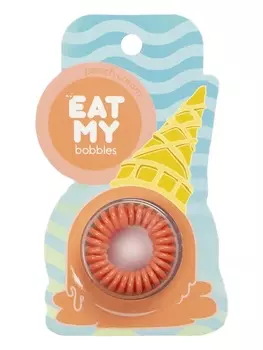 Eat My Резинка для волос "Сливочный персик", 3 шт (Eat My, Для причесок)